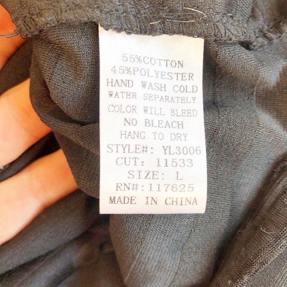 Mon Petit Black Tiered Racerback Tunic Tank Top L - Picture 6 of 8